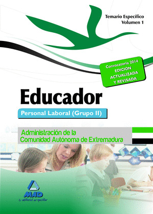 EDUCADOR. VOLÚMEN II PERSONAL LABORAL. GRUPO II