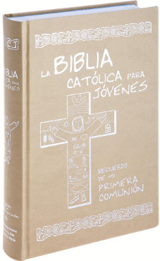 BIBLIA CATOLICA PARA JOVENES PRIMERA COMUNION ESTAM.PLATA