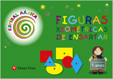 CAIXA FIGURAS XEOMÉTRICAS DE ENSARTAR. 5 ANOS