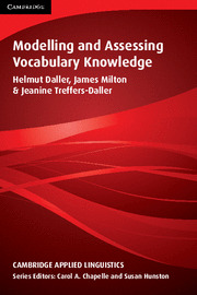 MODELLING AND ASSESSING VOCABULARY KNOWLEDGE