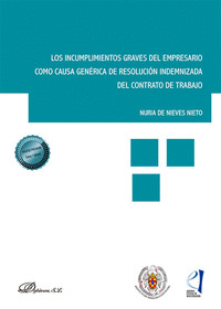 LOS INCUMPLIMIENTOS GRAVES DEL EMPRESARIO COMO CAUSA GENÉRICA DE RESOLUCIÓN INDE