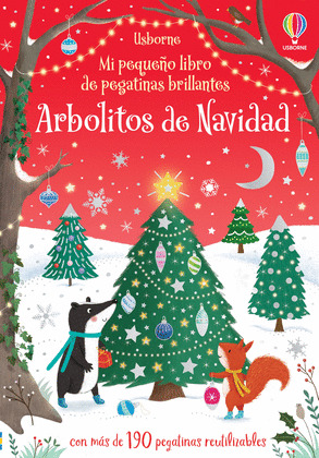 ARBOLITOS DE NAVIDAD (CON MAS DE 190 PEGATINAS REUTILIZABLES)