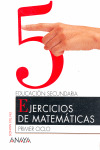 MATEMATICAS, ESO, 1 CICLO. EJERCICIOS 5. EN TUS MANOS
