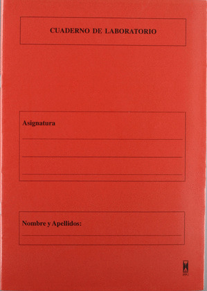 CUADERNO DE LABORATORIO (ROJO, 40 PAGINAS)