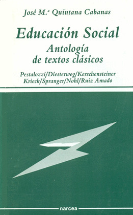 EDUCACION SOCIAL: ANTOLOGIA TEXTOS
