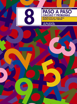 PASO A PASO CUADERNO MATEMATICAS N.8 - MULTIPLICACION
