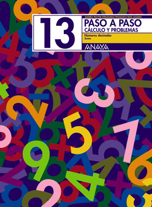 PASO A PASO CUAD.MATEMATICAS N.13 - NUMEROS DECIMA