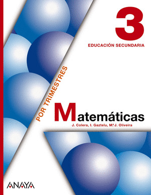 MATEMÁTICAS 3 ESO. (POR TRIMESTRES)