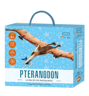 PTERANODON. LA ERA DE LOS DINOSAURIOS (LIBRO Y PUZLE 3D DE 68 PIEZAS)