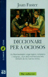 (CATALAN).DICCIONARI PER A OCIOSOS.