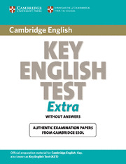 KEY ENGLISH TEST EXTRA WITHOUT ANSWERS. STUDENT'S BOOK