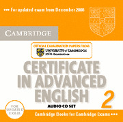 C.CERT.ADV.ENG.2 UPDATED EXAM. AUDIO CD'S (2)