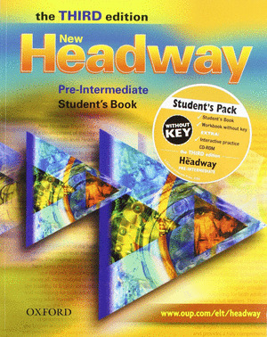 NEW HEADWAY PRE-INTERMEDIATE. STUDENT'S PACK, WITHOUT KEY (STUDENT'S BOOK + WORKBOOK WITHOUT KEY + C