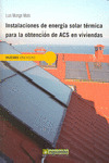 INSTALACIONES DE ENERGIA SOLAR TERMICA PARA OBTENCION DE ACS EN VIVIENDAS