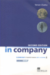 IN COMPANY, ELEMENTARY. STUDENT'S BOOK WITH CD-ROM (SECOND EDITION)
