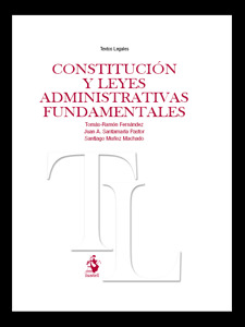 CONSTITUCION Y LEYES ADMINISTRATIVAS FUNDAMENTALES