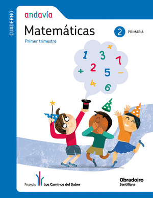 CUADERNO MATEMATICAS 2º PRIMARIA, 1º PRIMER TRIMESTRE LOS CAMINOS DEL SABER GALLEGO O