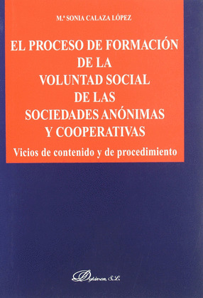 PROCESO FORMACION VOLUNTAD SOCIAL SOCIEDADES ANONIMAS Y COOP