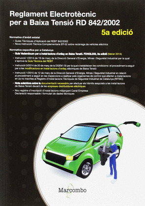 REGLAMENT ELECTROTECNIC PER A BAIXA TENSIO 5º ED
