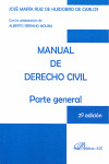 MANUAL DE DERECHO CIVIL .  PARTE GENERAL 2ª ED.