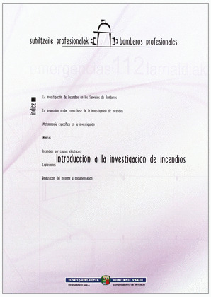 INTRODUCCION A LA INVESTIGACION DE INCENDIOS