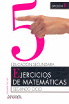 MATEMÁTICAS, ESO, 2 CICLO, OPCIÓN B. EJERCICIOS 5