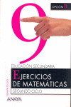 MATEMATICAS, ESO, 2 CICLO. EJERCICIOS 9. OPCION B