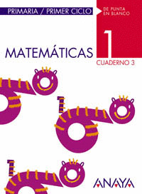 1ºP CUADERNO MATEMATICAS 3 PUNTA EN BLANCO