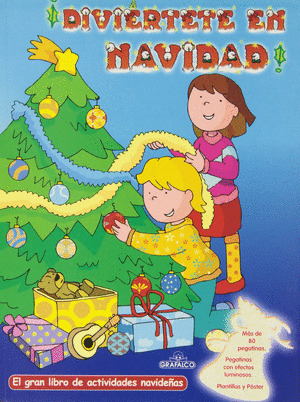 DIVIERTETE EN NAVIDAD (CON PEGATINAS)