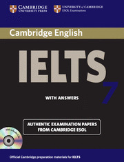 CAMBRIDGE IELTS 7 SELF-STUDY PACK +CD
