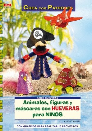 ANIMALES, FIGURAS Y MASCARAS CON HUEVERAS PARA NIÑOS, CREA..