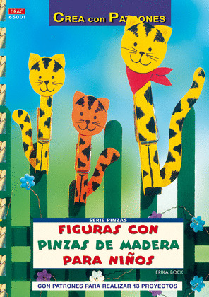 SERIE PINZAS Nº 1. FIGURAS CON PINZAS DE MADERA PARA NIÑOS.