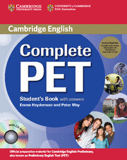 COMPLETE PET STUDENT'S BOOK WITH ANSWERS + AUDIO CDS