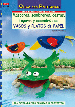 PLATOS DE PAPEL MASCARAS,SOMBREROS,CESTAS,FIGURAS