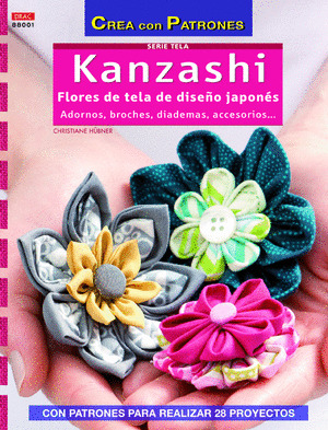 KANZASHI. FLORES DE TELA DE DISEÑO JAPONES