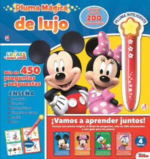 LAPIZ MAGICO CON STICKERS MICKEY QUIZ IT PEN