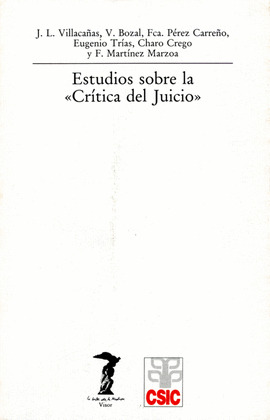 ESTUDIOS SOBRE LA CRITICA JUICIO