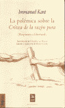 POLEMICA SOBRE CRITICA DE LA RAZON