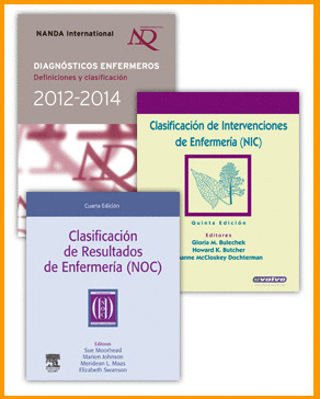 PACK NIC + NOC + NANDA. CLASIFICACIÓN DE INTERVENCIONES DE ENFERMERÍA + DIAGNOST