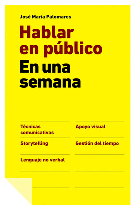 HABLAR EN PUBLICO EN UNA SEMANA