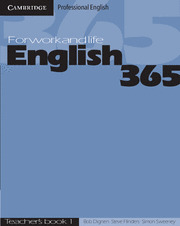 ENGLISH 365, 1,FOR WORK AND LIFE.TEACHERŽS BOOK