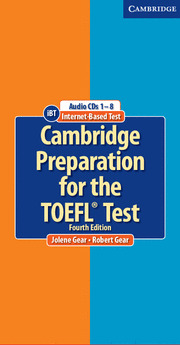 CAMBRIDGE PREPARATION FOR THE TOEFL® TEST AUDIO CDS (8) 4TH EDITION
