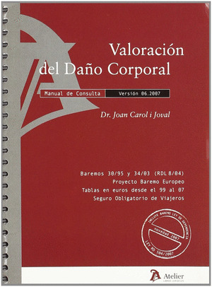 VALORACION DAÑO CORPORAL 2007