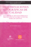 DENOMINACIONES GEOGRAFICAS DE CALIDAD
