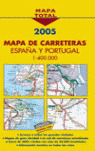 MAPA CARRETERAS ESPAÑA/PORTUGAL 2005