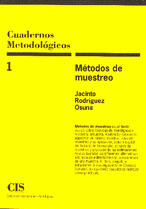 CUADERNOS METODOL. 1.METODOS DE MUESTREO