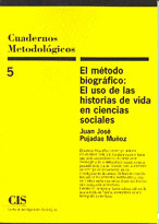 CUADERNOS METODOL. 5.METODO BIOGRAFICO