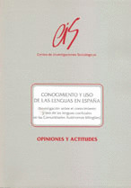 OPINIONES Y ACT. CONOCIMIENTO Y USO LENGUAS EN ESPAÑA