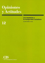 OPINIONES Y ACT.12 ESPAÑOLES E INSEGURIDAD