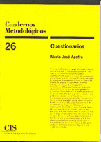 CUADERNOS METODOL.26 CUESTIONARIOS